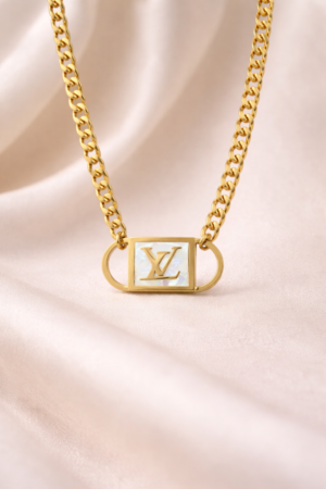 LV inspired Choker Necklace