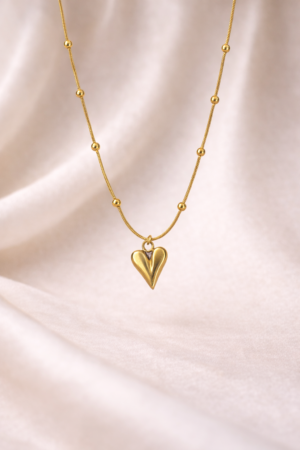 Jerry Heart Pendant Necklace