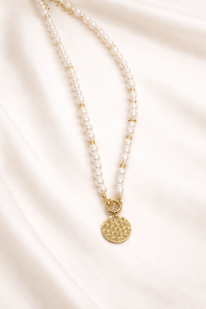 Pearl Chain Pendant Necklace