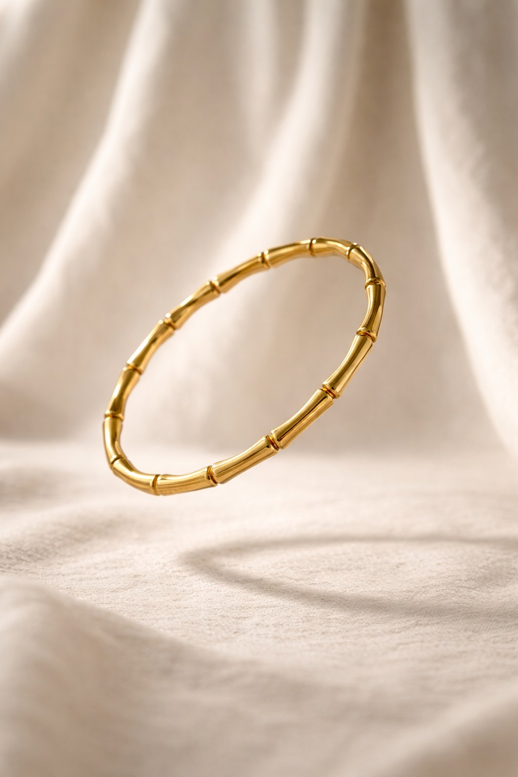 Bamboo-Link Gold bracelet
