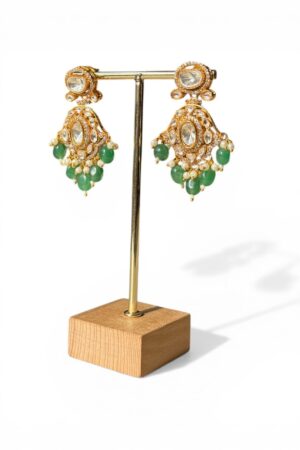 Green Moissanite earings