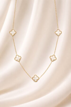 Vancleef Inspired Charms Necklace