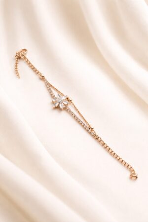 Floral Dual Chain bracelet