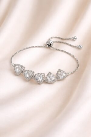 Crystal Triangle Bracelet