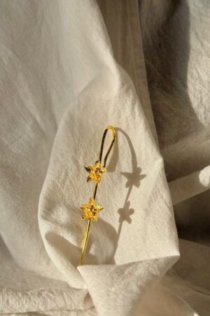 Flower Gold Earcuff
