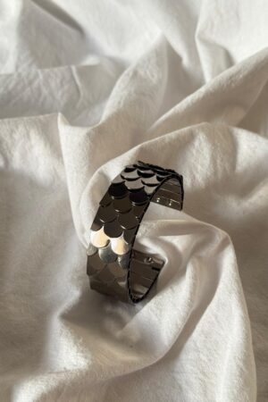 Mermaid Gun Metal Bracelet