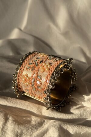 Printed Fabric Mirror Bracelet - 5