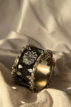 Printed Fabric Mirror Bracelet - 2