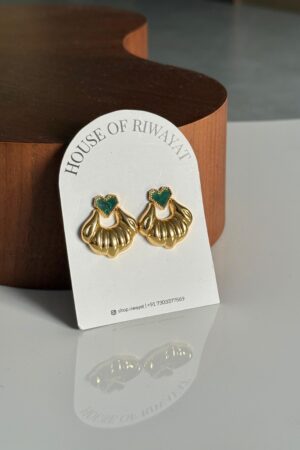 Evara Green Earrings