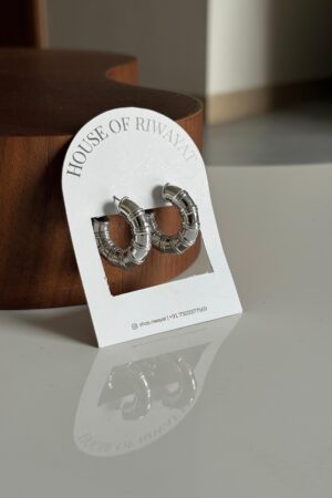 Gin Silver Hoop Earrings