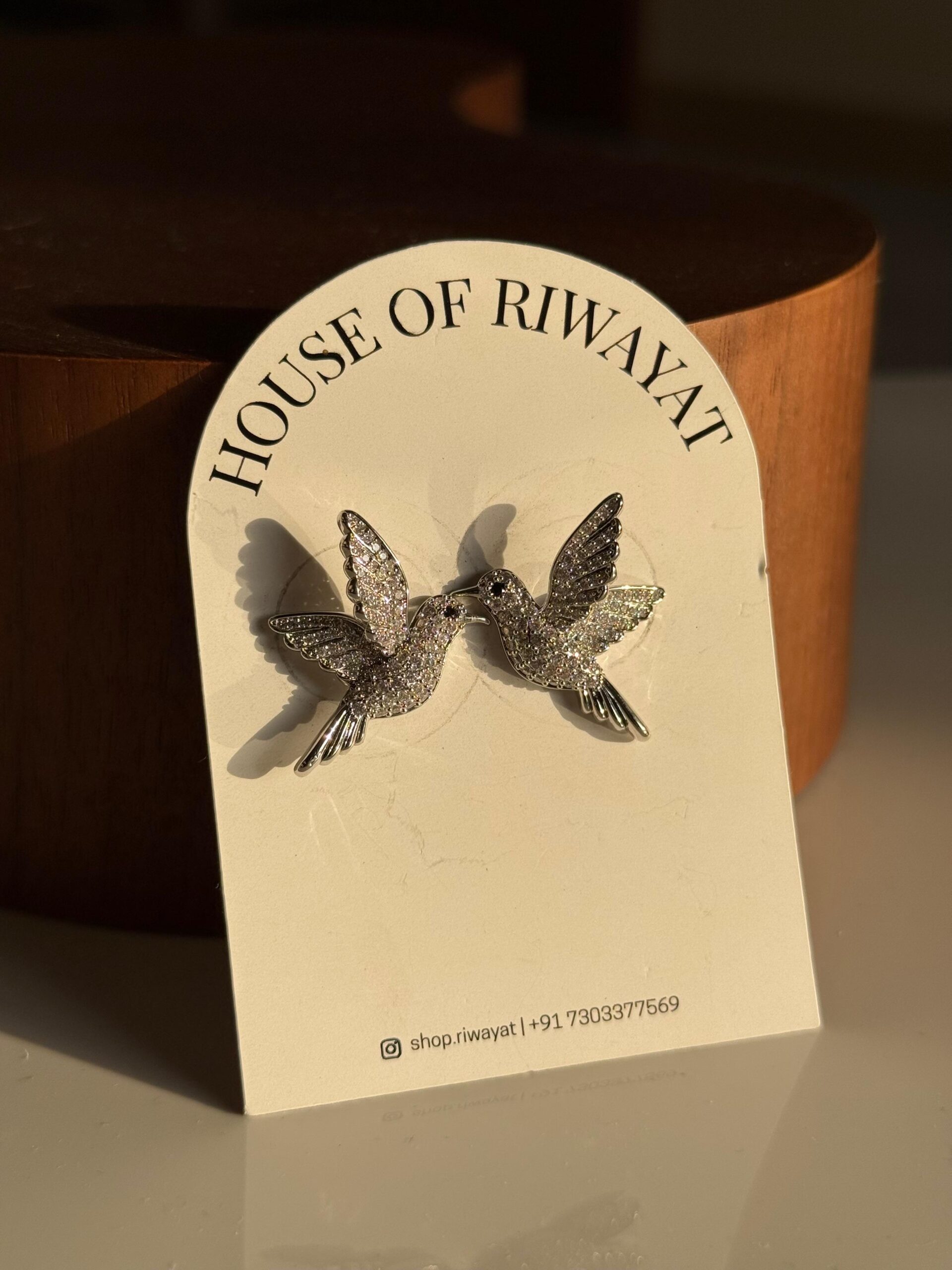 Studded Bird Earring - Image 2