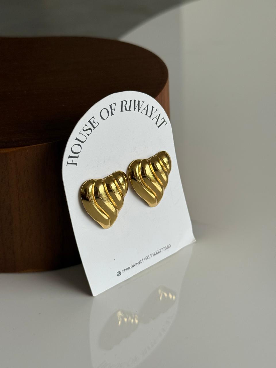 Zeza Heart Earrings